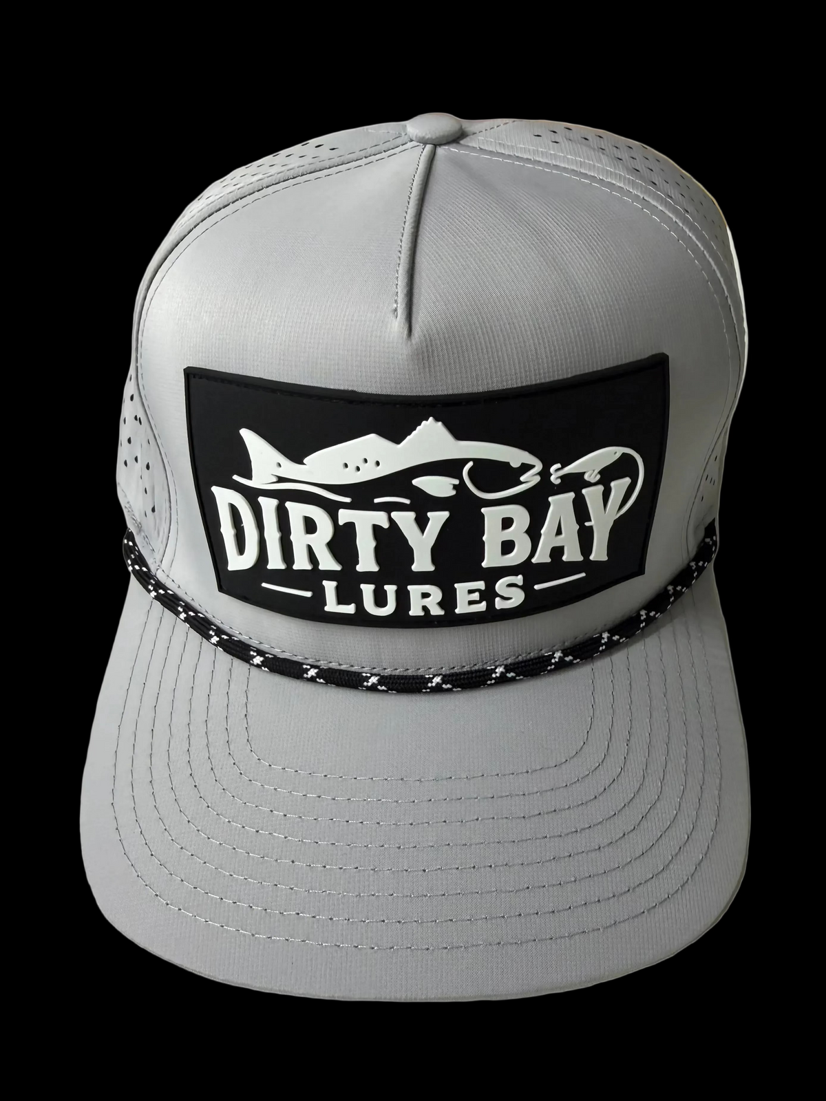Grey Dirty Bay Lures Hat