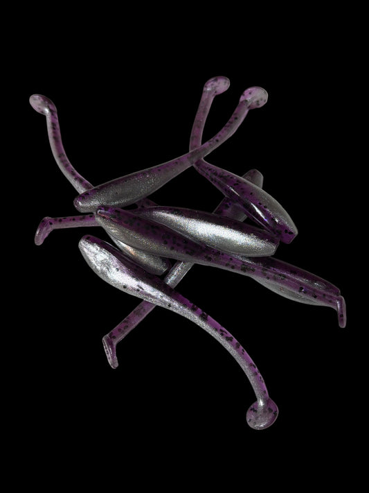 Dirty Bay Lures Dirty Mullet|– 4.5” Dirty Shad | 8 Pack