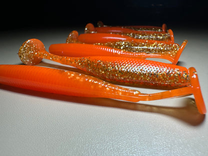Baffin Snacks – 3.8” Paddle Tail Soft Plastic Swimbait (8-Pack)