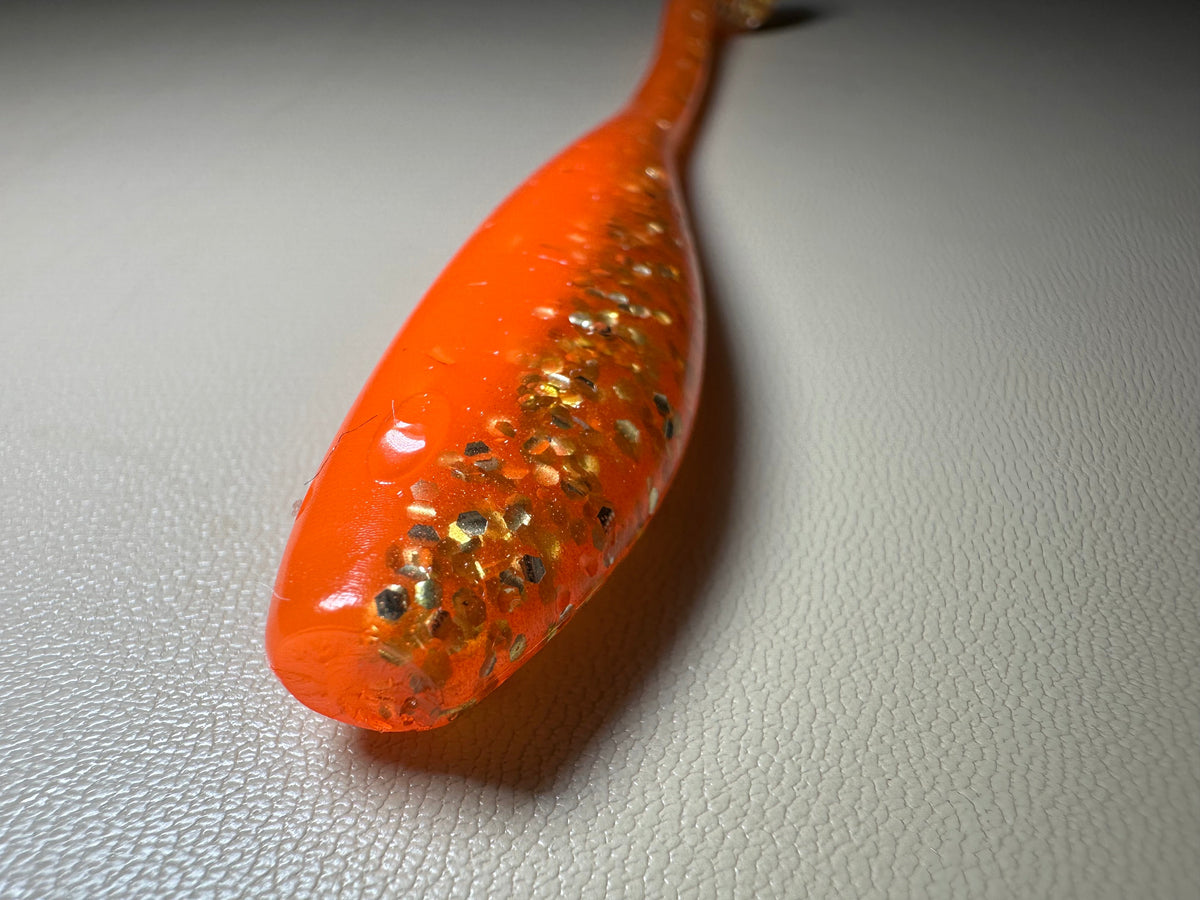 Baffin Snacks – 4.5” Dirty Shad Paddle Tail Soft Plastic (8-Pack)