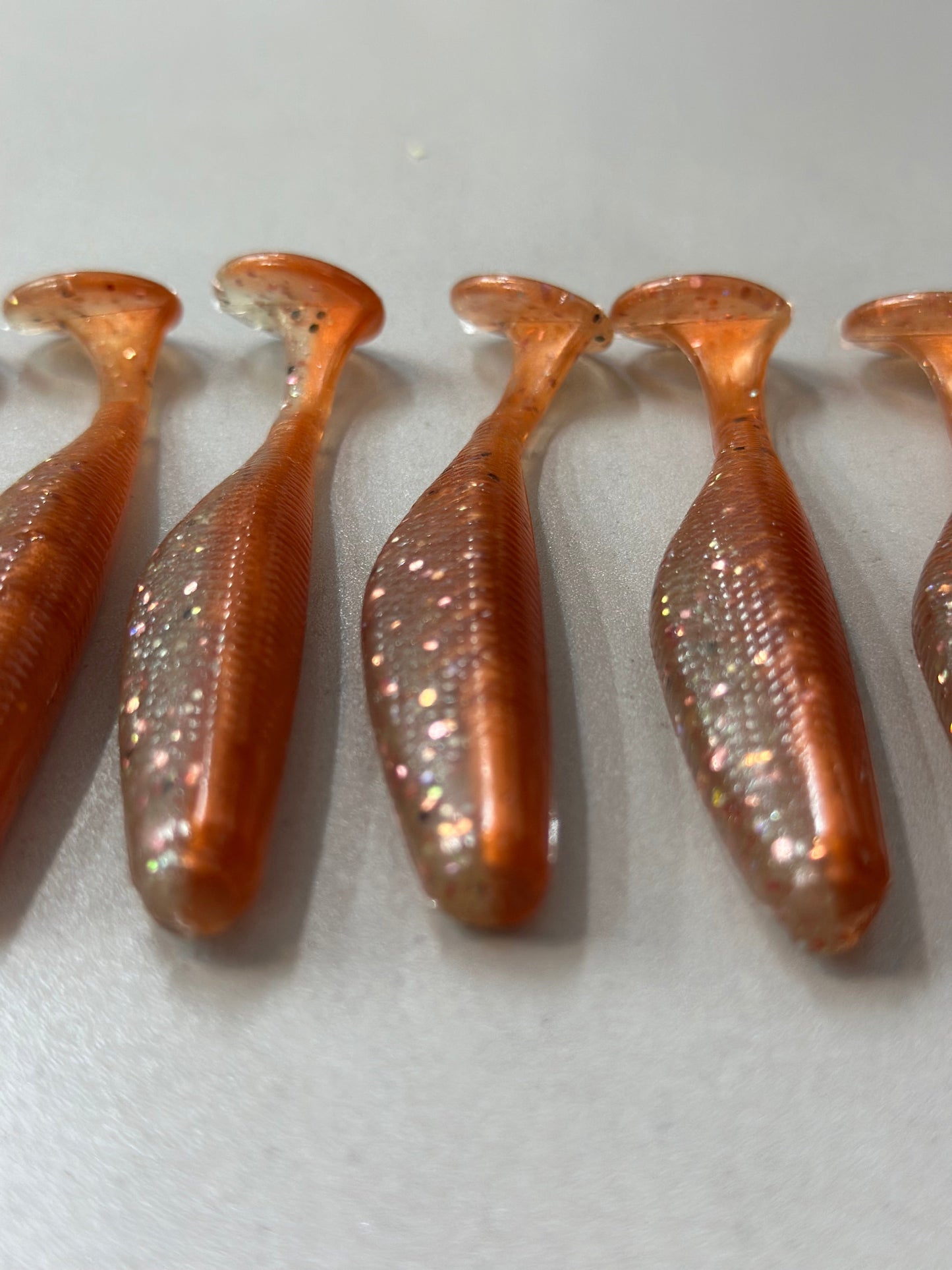 Dirty Penny – 3.8” Paddle Tail Soft Plastic Swimbait (8-Pack)