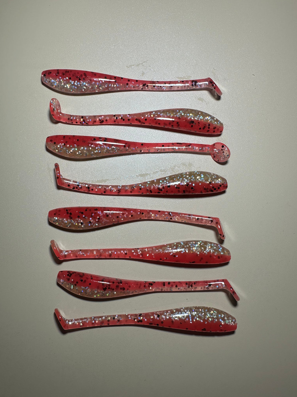 Bubble Gum Thump - 4.5” Dirty Shad Soft Plastic Swimbait (8-Pack)