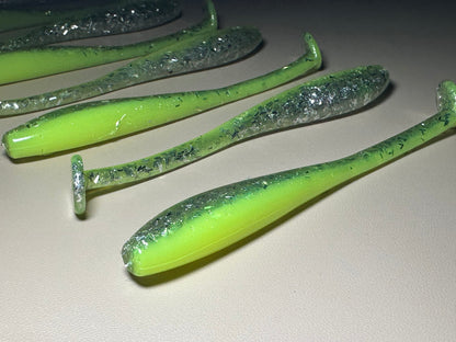 Toxic Flash - 4.5” Dirty Shad Soft Plastic Swimbait (8-Pack)