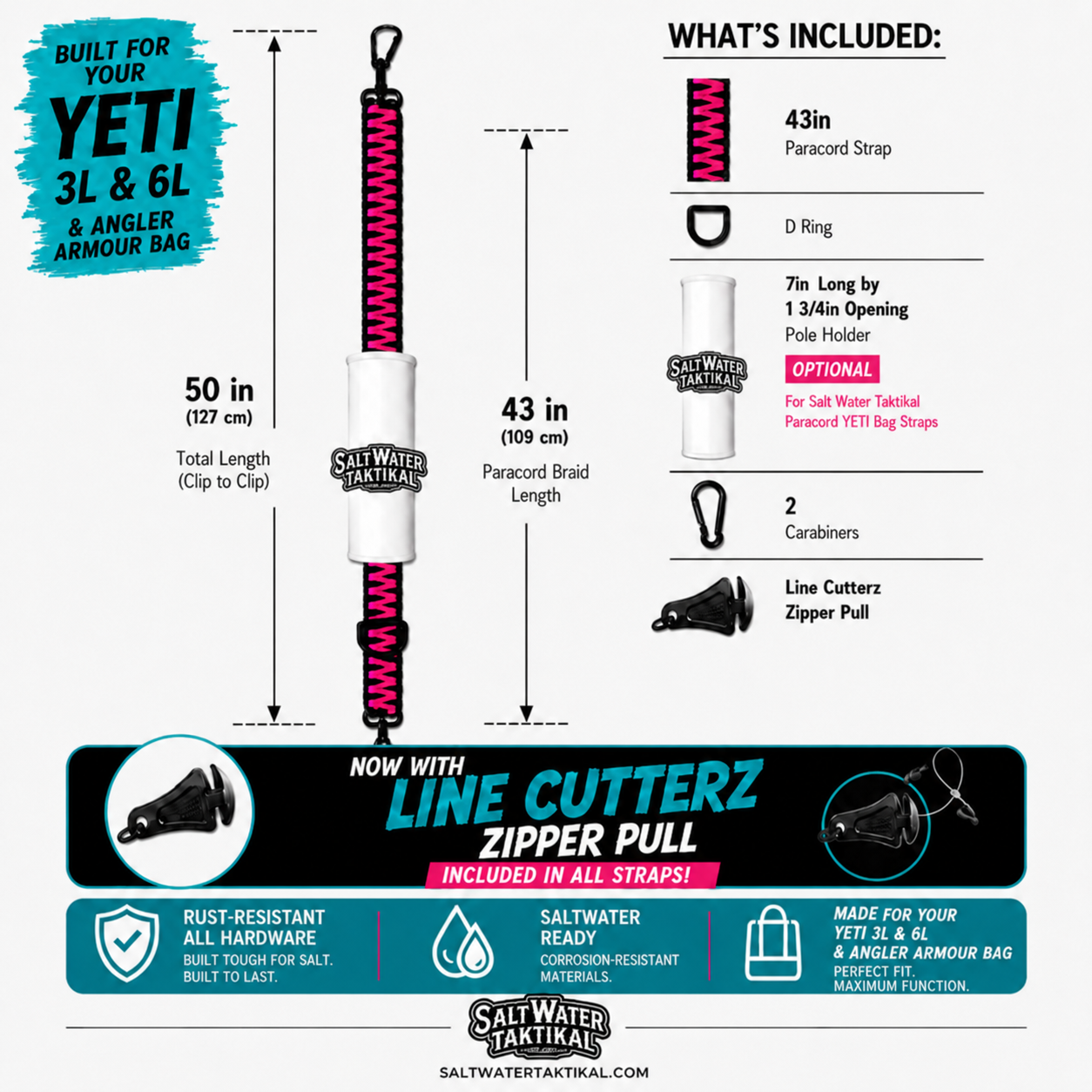 Light Taktikal Paracord Strap and Box Combo