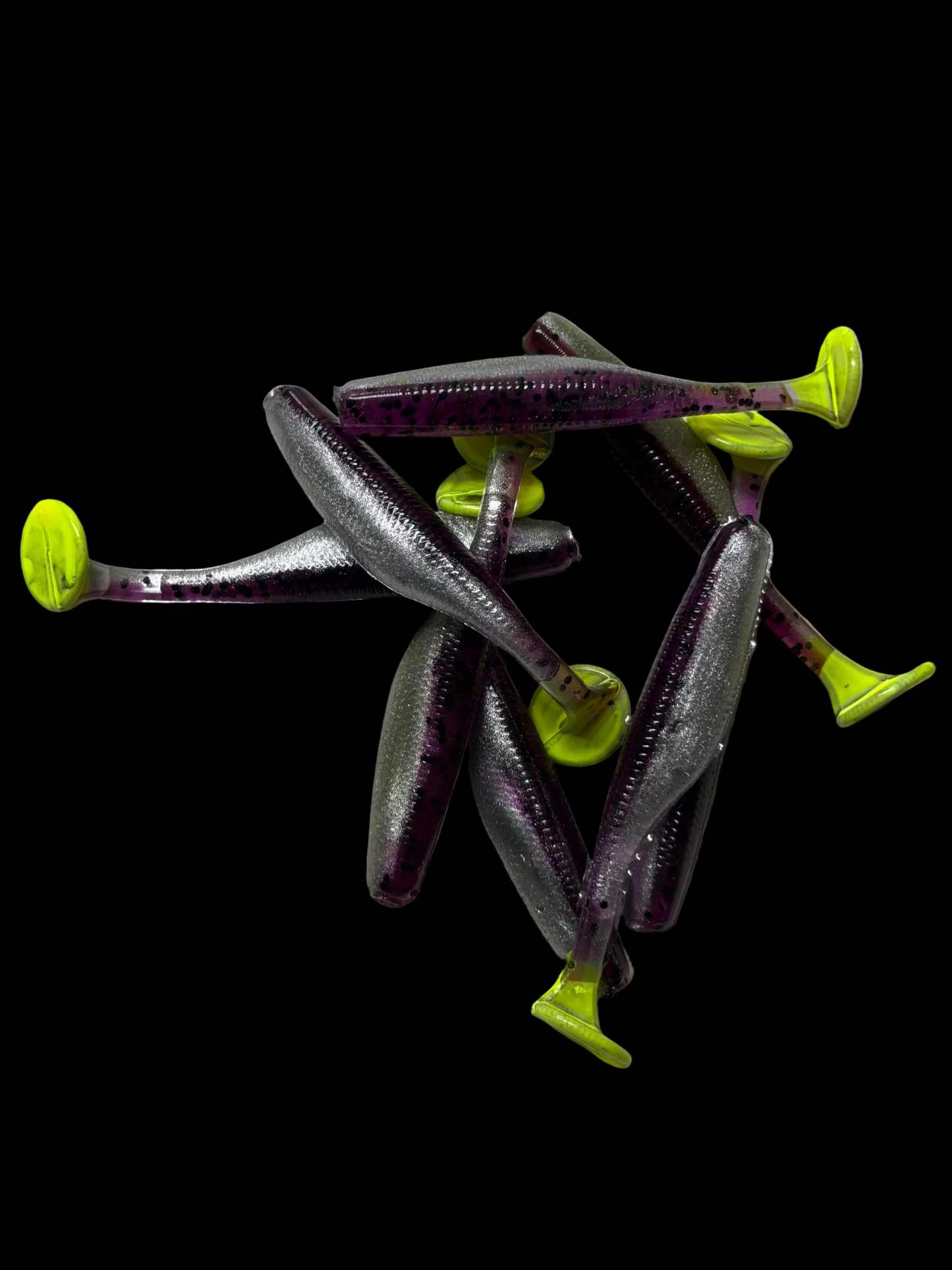 Dirty Bay Lures Dirty Mullet|– 3.8” Paddle Tail | 8 Pack