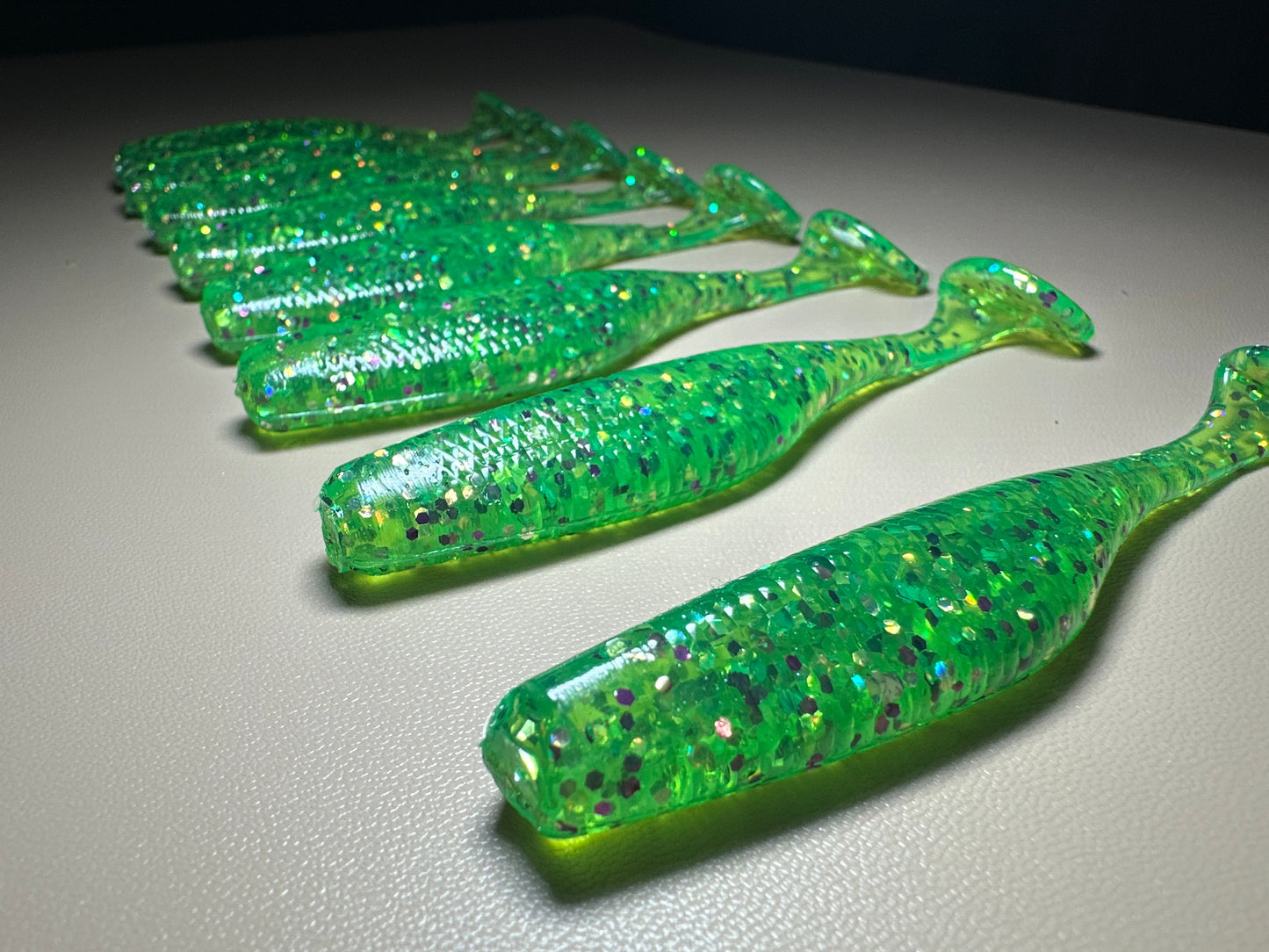 Bay Slime - 3.8” Paddle Tail Soft Plastic Swimbait (8-Pack)